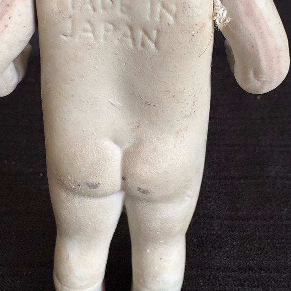 Porcelain Bisque 6.75” Doll With Jointed Shoulders, Japan - 1930's - Picture 6 of 10